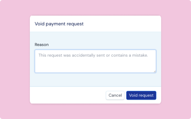 Void request